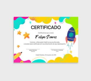 Impressão - FRENTE - Certificado