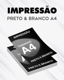 Imprimir Preto e Branco (Sulfite A4)