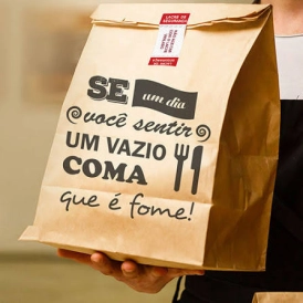 Saco Kraft para Delivery