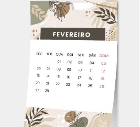 Calendário de Parede