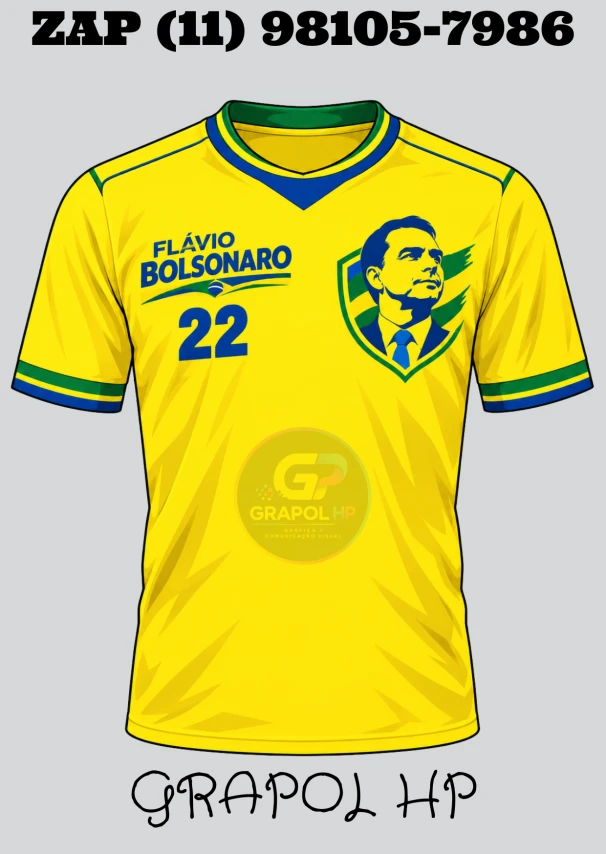 Camiseta Personalizada - Flavio Bolsonaro
