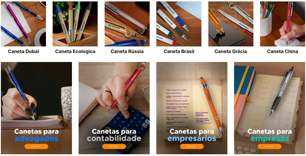 Canetas Personalizadas